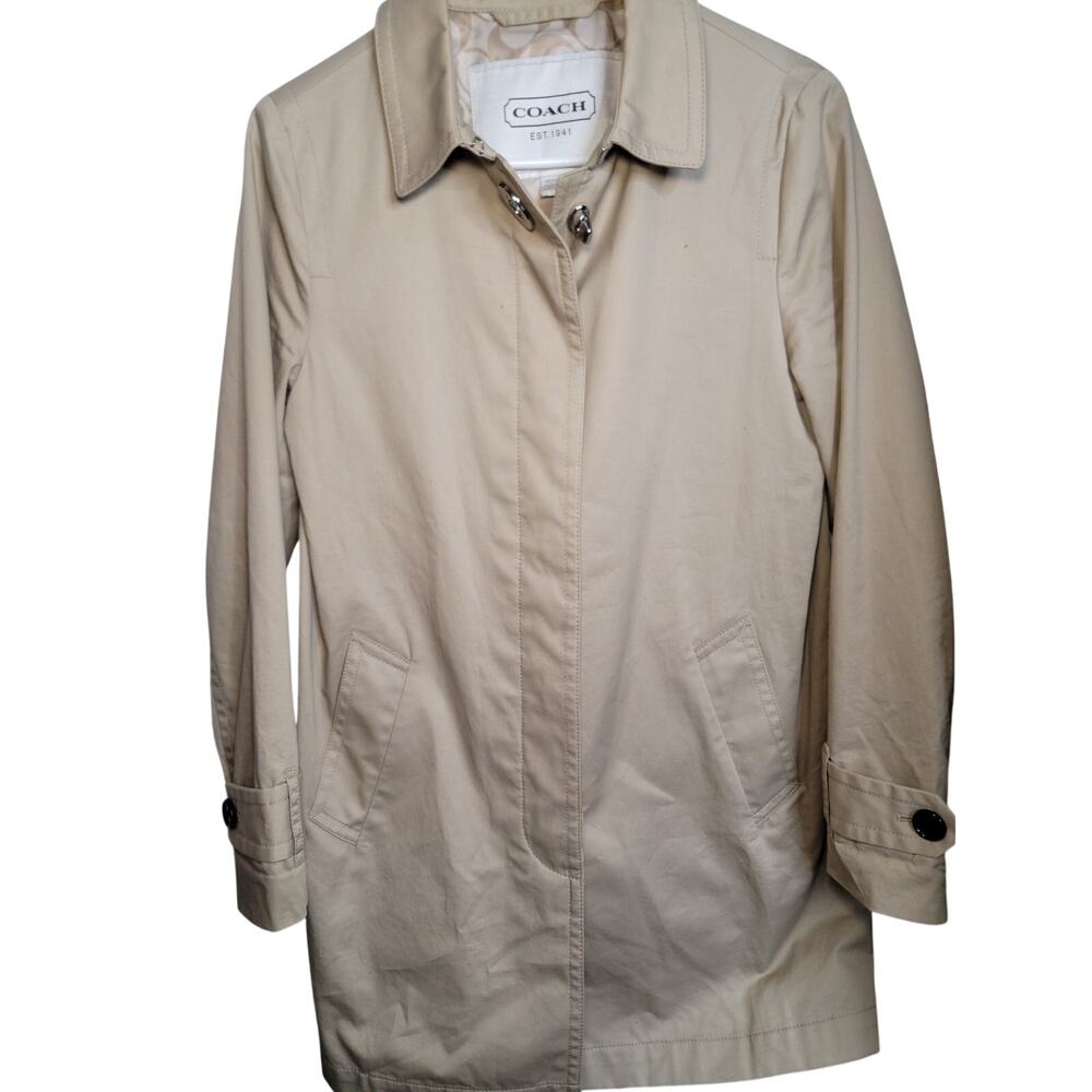 Vintage Coach Peacoat Tan XS